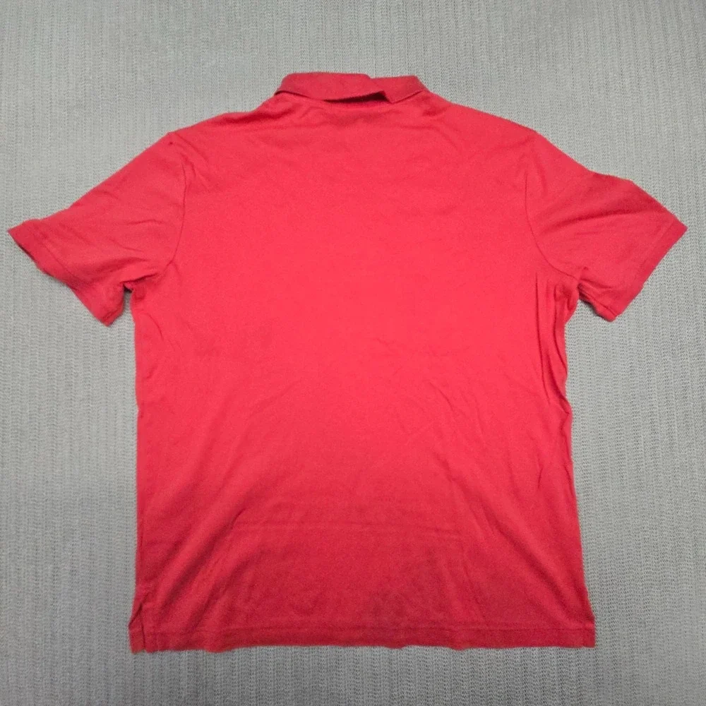 Polo Ralph Lauren Polo Shirt Mens Medium Pink Classic Fit Flesh Pony Logo